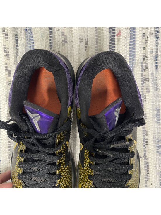 Nike Zoom Kobe 5 Playoff Carpe Diem Black Chrome Purple Mens Sneakers Size 9.5 main image 8